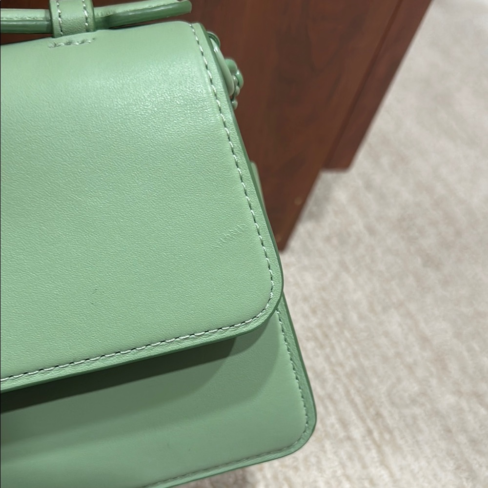 Coach Juno Crossbody in Glovetan leather and color Pale Pistacio - Picture 15 of 15